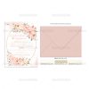 Προσκλητήριο Γάμου Floral Peach