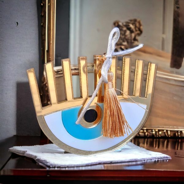 Μάτι Βλέφαρο Plexiglass Χρυσό