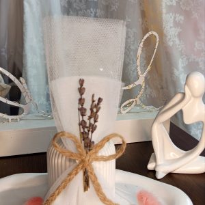 IMG_20260621_191315 Μπομπονιέρα Γάμου Με Αποξηραμένη Λεβάντα Φυσικό