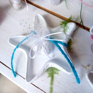 IMG_20260626_154854 Μπομπονιέρα Αστερίας Με Τιρκουάζ Κορδέλα